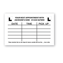 Personalised Your Next Appointment Cards